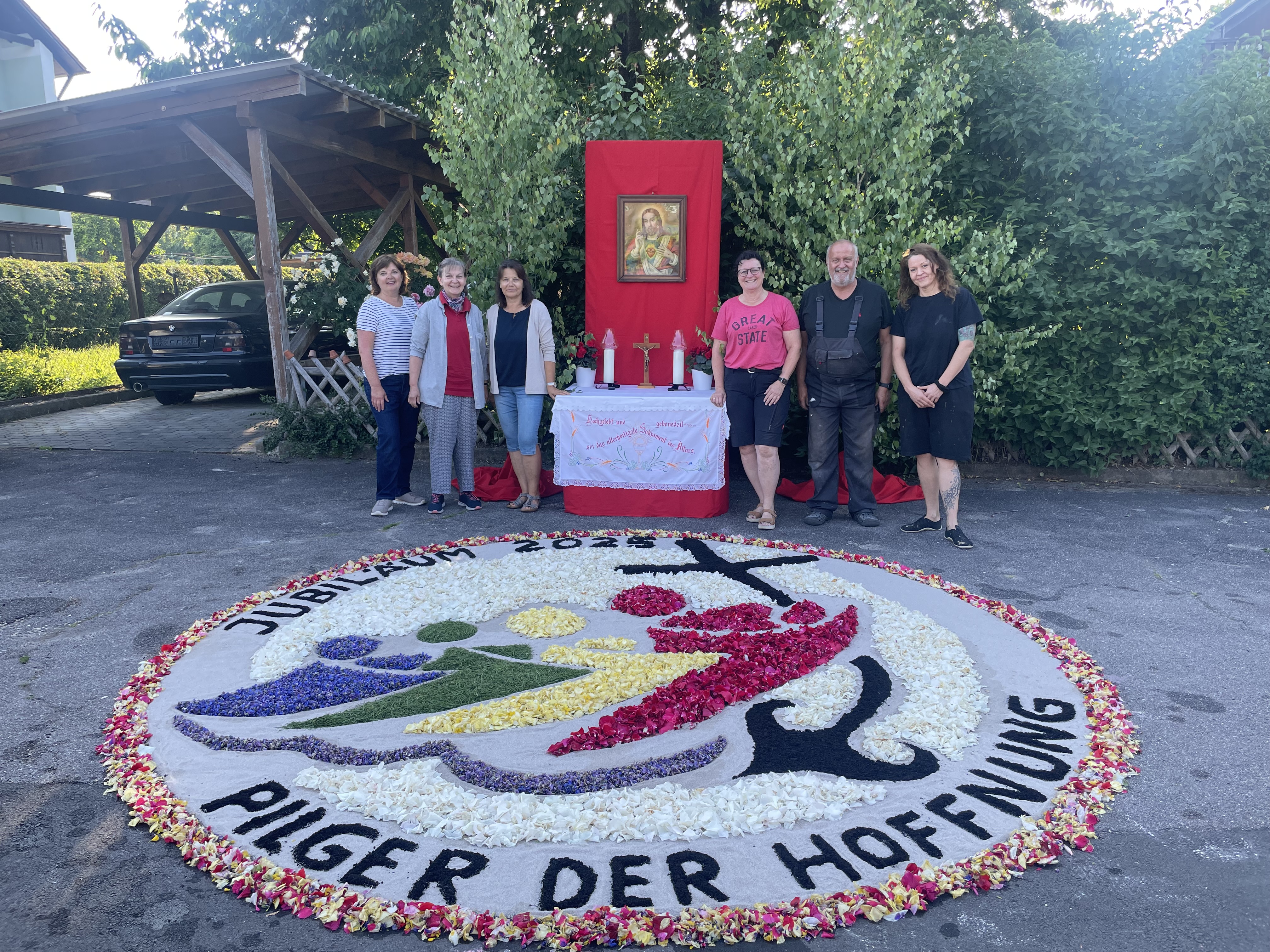 2025 Fronleichnam Blumenteppich